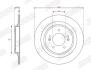 Гальмівний диск задній Hyundai Kona / KIA Niro I, Optima, Soul III Jurid 563744JC (фото 2)