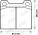 Тормозные колодки передние MERCEDES-BENZ OPEL AUDI BMW FORD Jurid 571279J (фото 2)