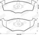 VW Тормозные колодки передние Golf III,Polo,Vento,Seat 91- Jurid 571939J (фото 2)