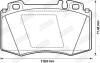 Тормозные колодки передние MERCEDES-BENZ M/S/SL Jurid 571961J (фото 3)
