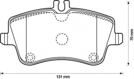 Тормозные колодки диск. Jurid 571987J (фото 1)