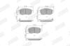 Тормозные колодки передние LEXUS GS, IS, SC/ TOYOTA SUPRA,ALTEZZA,ARISTO,CHASER,CRESTA,CROWN,MARK II Jurid 572380J (фото 2)
