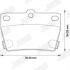 Тормозные колодки задние Toyota RAV4 II Jurid 572488J (фото 2)