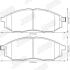 Тормозные колодки передние RENAULT KOLEOS NISSAN MURANO/NP300 NAVARA/PATHFINDER/QASHQAI INFINITI Jurid 572575J (фото 2)