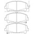 Тормозные колодки передние Honda Accord VIII, IX / Acura TLX Jurid 572635J (фото 1)