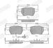Тормозные колодки передние VW SHARAN FORD GALAXY SEAT ALHAMBRA Jurid 573022J (фото 2)