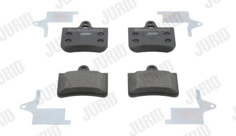 CITROEN Тормозные колодки дисковые C5 01- задн. Jurid 573028J