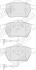 Тормозные колодки Audi A4 / A6 VW Passat Jurid 573037J (фото 2)