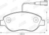Тормозные колодки передние FIAT 500/QUBO/FIORINO/PUNTO/LINEA ALFA ROMEO MITO CITROËN NEMO PEUGEOT BI Jurid 573074J (фото 2)