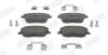 Гальмівні колодки передні VW Polo Skoda Fabia, Roomster / Seat Cordoba, Ibiza Jurid 573101J (фото 1)