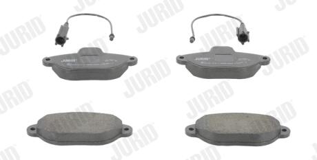 Колодки тормозные дисковые FIAT Panda 03- Jurid 573267J