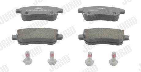 RENAULT Тормозные колодки задн.Fluence 10-,Megane III,Scenic III 09- Jurid 573286J