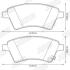 Тормозные колодки передние Suzuki SX4 / Fiat Sedici Jurid 573288J (фото 2)