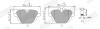 Тормозные колодки BMW 5 / 6 / 7 / i8 / X3 / X4 Jurid 573352J (фото 1)