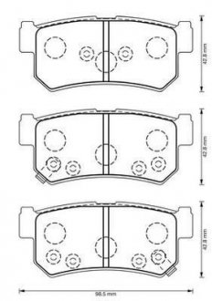 Колодки гальмівні дискові Jurid 573377J (фото 1)