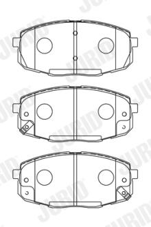 Тормозные колодки KIA CEED /Carens HYUNDAI i30 Jurid 573730J