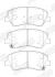 Тормозные колодки передние HYUNDAI ACCENT, SOLARIS / KIA RIO Jurid 573866J (фото 2)