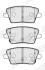 Тормозные колодки задние HYUNDAI i30, i30 FASTBACK Jurid 573875J (фото 2)