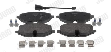 Фото тормозные колодки передние VW GOLF Jurid 573904J Тормозные колодки передние VW GOLF Jurid 573904J