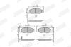 Тормозные колодки передние NISSAN MICRA, NOTE, TIIDA Jurid 573967J (фото 2)