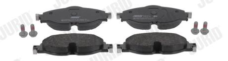 Гальмівні колодки передні VW CADDY, GOLF, T-ROC, UP! /SKODA KAROQ Jurid 574075J (фото 1)