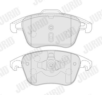 Гальмівні колодки передні Citroen C4 III / OPEL MOKKA / PEUGEOT 208 II Jurid 574190J