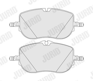 Гальмівні колодки передні MERCEDES-BENZ C-class Jurid 574234J
