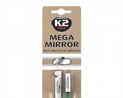 Клей для дзеркала заднього огляду / BOND MEGA MIRROR (0,6+0,5ML) K2 B110