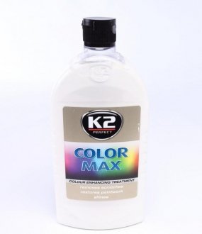 Поліроль восковий для кузова відтіняючий білий / PERFECT COLOR MAX WHITE 500ML K2 K025BI