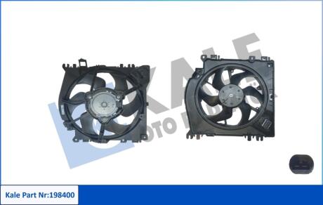 KALE RENAULT Вентилятор радиатора Clio III,Modus,Nissan Micra III,Note 1.2/1.6 03- Kale oto radyator 198400