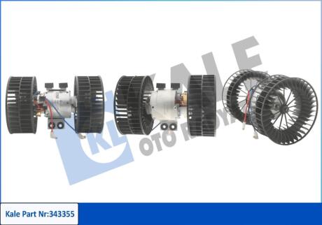 KALE BMW Вентилятор салона 7 E38 94- Kale oto radyator 343355
