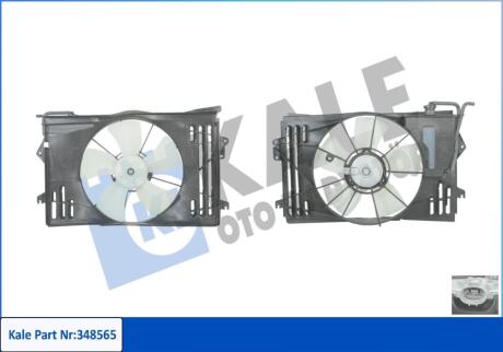 KALE TOYOTA Вентилятор радиатора Corolla E12 1.4/1.8 01- Kale oto radyator 348565