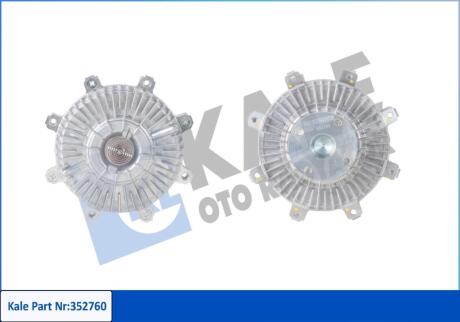KALE HYUNDAI Вискомуфта вентилятора радиатора Galloper,H-1/Starex/100 2.5D/TD 93- Kale oto radyator 352760
