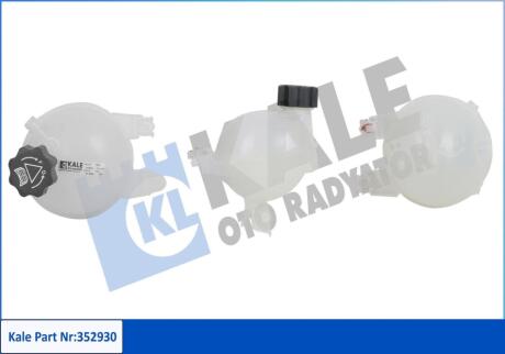 Бачок розширювальний Citroen C-Elysee, C2, C3 I, C4, Ds3, Jumpy, Spacetourer - Peugeot 207 Kale oto radyator 352930