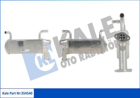 Радиатор EGR Volkswagen Amarok, Crafter Kale oto radyator 354540
