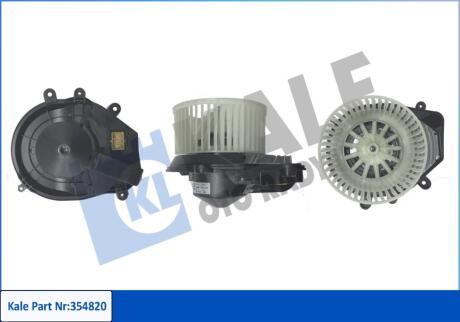 Электровентилятор отопителя Audi A4, Skoda Superb I, Volkswagen Passat Kale oto radyator 354820