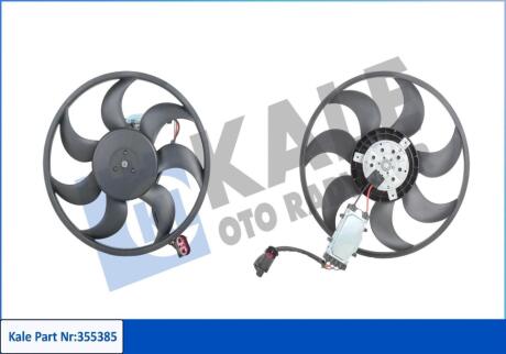 KALE VW Вентилятор радиатора Audi Q7,Porsche Cayenne,Touareg 3.0TDI/3.6 02- Kale oto radyator 355385