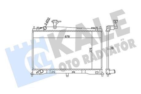 Радиатор охлаждения Mazda 6 Kale oto radyator 360100
