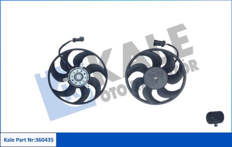 Вентилятор охлаждения радиатора Opel Astra H (04-), Zafira B (05-) KALE Kale oto radyator 360435