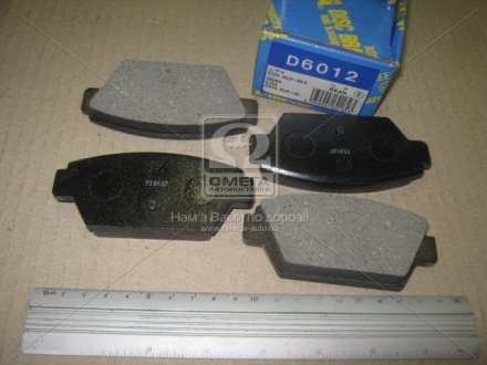 Колодка торм. MITSUBISHI LANCER/MIRAGE 87-89,GALANT/ETC 87-,ECLIPSE 89- REAR (MK) KASHIYAMA D6012
