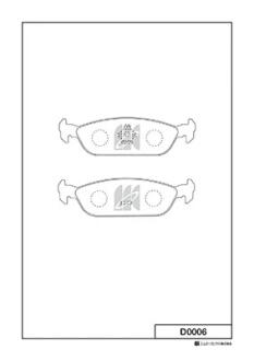 Колодки тормозные дисковые KASHIYAMA D0006
