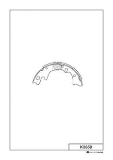 Колодки тормозные барабанные KASHIYAMA K3350