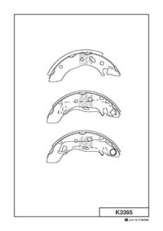 Колодки тормозные барабанные KASHIYAMA K3395