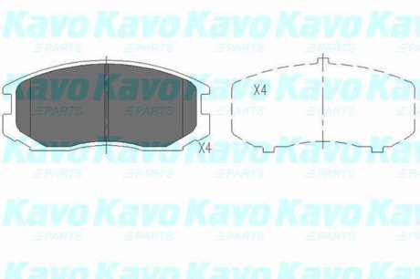Гальмівні колодки дискові KAVO KBP-5505