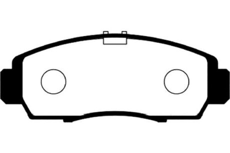 Фото 1 - тормозные колодки дисковые BP-2038 KAVO BP2038 Тормозные колодки дисковые BP-2038 KAVO BP2038 (фото 1)