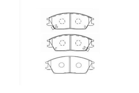 Тормозные колодки дисковые BP-3004 KAVO BP3004 (фото 1)