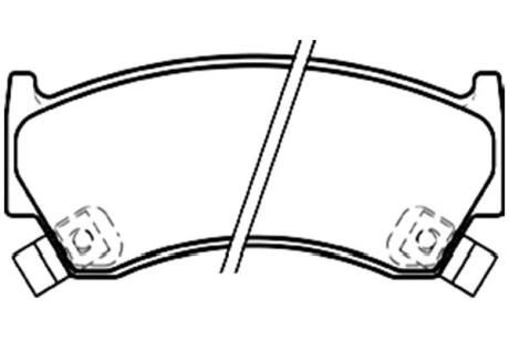PARTS NISSAN гальмівні колодки дискові Almera 95-00 KAVO BP6565
