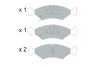 PARTS KIA Тормозные колодки дисковые передн.Shuma 98- KAVO KBP4026 (фото 1)
