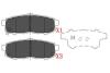 PARTS Гальмівні колодки задн. MAZDA Mpv 02- KAVO KBP4555 (фото 1)