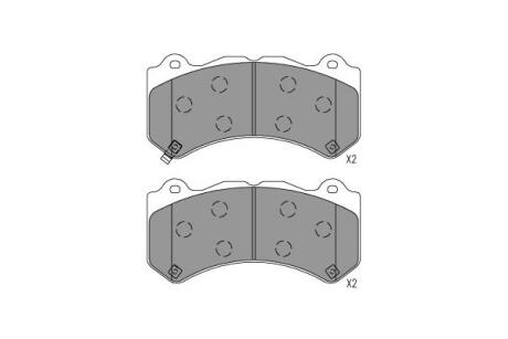 PARTS CHEVROLET Колодки гальмівні Camaro, JEEP KAVO KBP6627